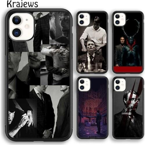 Krajews Hannibal TV Series Phone Case Cover For iPhone 5s SE 6s 7 8 plus X XS XR 11 12 pro max Samsung Galaxy S8 S9 S10 Plus