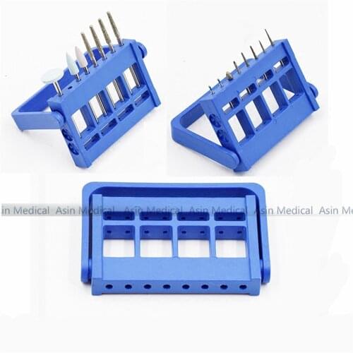 High Quality 1Pcs Dental Burs Holder Sterilization Disinfection Holder for High Speed Bur Low Speed Bur