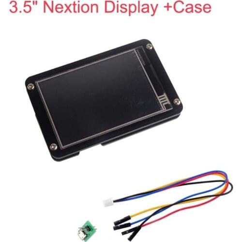 Nextion Display Enhanced 3.5 inch 3.5" UART HMI Touch Display Module LCD Screen +Black Acrylic Case for Arduino Raspberry Pi