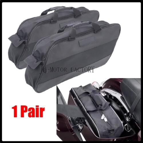 For Harley Touring Road King Electra Street Glide Ultra Tour FLTR FLHX Motorcycle Luggage Bag Saddlebag Tour Pack Soft Liner Bag