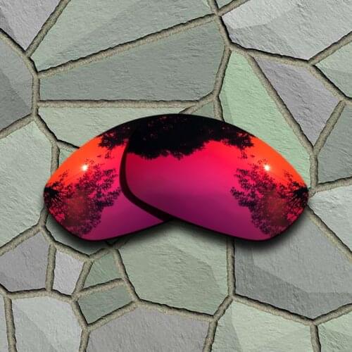 Violet Red Sunglasses Polarized Replacement Lenses for Oakley Straight Jacket 2007