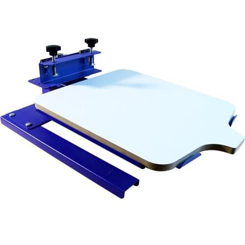 INTBUYING 1 Color Screen Printing Machine Manual T-Shirt Screen Printing Rotating Screen Clamp Screen Press Machine