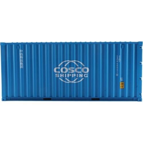 Classic and Collectible Toy Model Gift 1:20 Scale COSCO 20 GP Truck,Shipping Container Model For Business Gift, Decoration