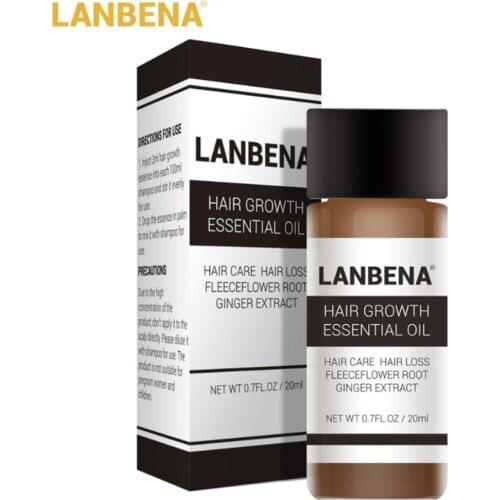 LANBENA 20ml 20ml Hair Growth Essential Oil Hair Loss Treatment Hair Root Strengthen
