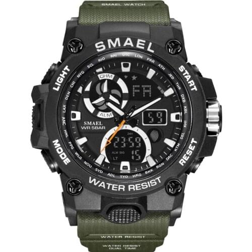 Promotion SMAEL Watch 8011 Military Army S Shock 50m Waterproof Watches Men Led Display Analog Digital Quartz Watch Dropshipping