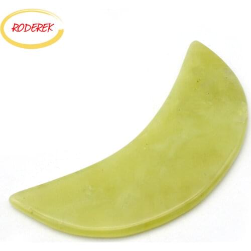 Jade Guasha Tool Body Gua Sha Board Scraping Plate Acupuncture Point Massage Anti Stress Massage Device