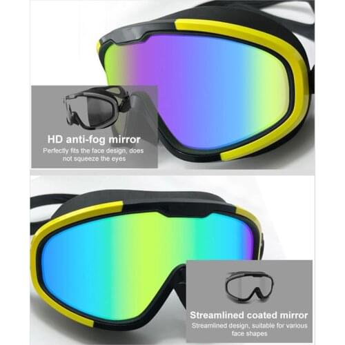 Anti-fog Waterproof Swimming Goggles Portable Diving Goggles Eye Anti-leakage Protection Goggles Swimming Goggles for Adults