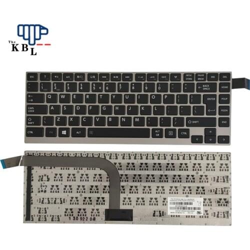 New For Toshiba W30 W30T W35 France Language Silver Backlit Laptop Keyboard FRU AETI5F01010-FR