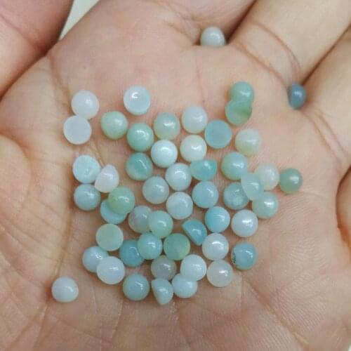 Wholesale fashion natural Amazons stone beads charms 4mm round CAB CABOCHON 50pcs for jewelry Accessories free shipping