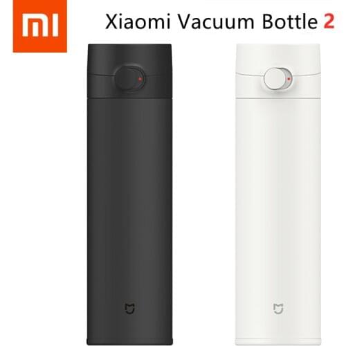 Original Xiaomi Water Cup 2 480mL Thermos Keep Warm/Cold Cup Travel Portable 316L Stainless Steel Lock Design Vacuum Bottle