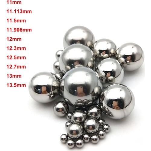 10pcs 11/11.113/11.5/11.906/12/12.3/12.5/12.7/13/13.5mm High Precision Bearing Balls GCR15 Bearing Steel Smooth Solid Ball