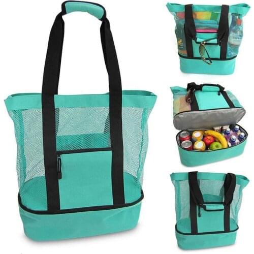 Outdoor Beach Camping Ice Heat Preservation Storage Organizer Bag Food Insulated Bag Cooler Bags