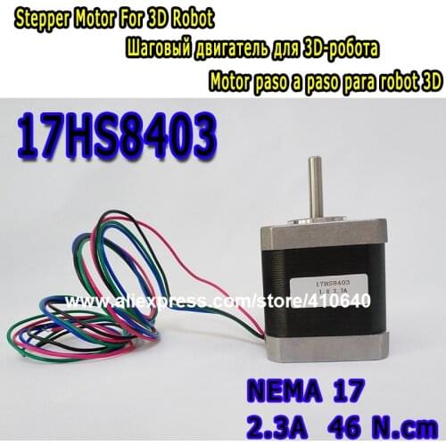 In Stock Free Shipping 3D Printer Step Motor 17HS8403 Equal to 42HS4823A4 2.3A 46 N.cm With 4 Wires 1.8 Degree Factory Delivery