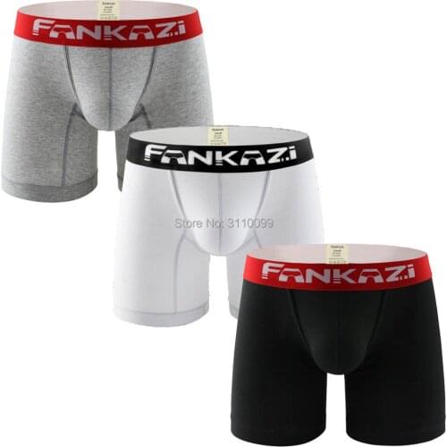 High quality cotton Series Mens Specialty Bulge Pouch Boxers Underwear Comfortable type Shorts