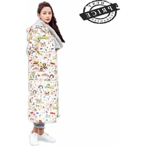 2021 New Winter Collection Warm Womens Down Jacket 20% White Duck Down Cute Long Winter Jackets Women Outerwear Coat