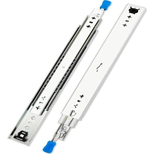 10 -60"Inch 120Kg Ball Bearing Heavy Telescopic Drawer Slide Rail With Lock