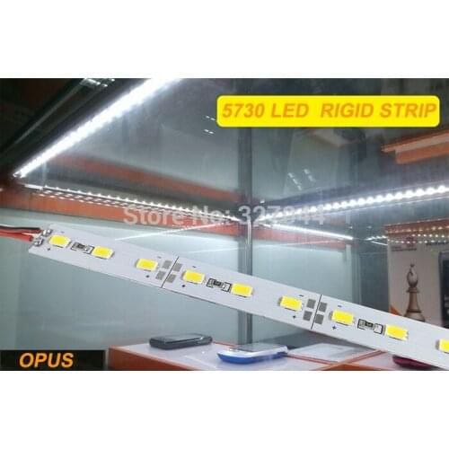 10pcs/lot 50CM DC 12V 36 SMD 5630 5730 cree led light bar Rigid LED Bar Strip Light with Aluminium Alloy Shell
