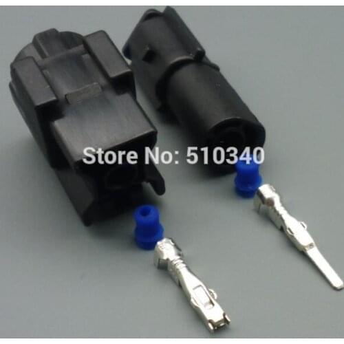100 Set Waterproof 1 Pin connector Female Male connector Kit Auto Sealed Plastic Auto Injection Mould Connector Automobile