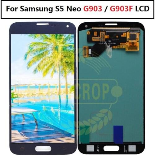 100% tested Super AMOLED For SAMSUNG S5 NEO G903 LCD for Samsung S5 NEO G903F LCD Screen Touch Digitizer Assembly