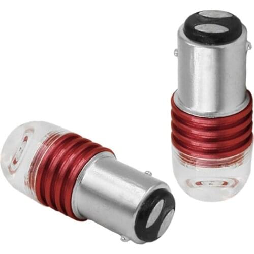 2PCS Red 1157 Strobe Flashing LED Projector Bulbs For Car Tail Brake Lights Auto Turn Signal Lamp Bulb