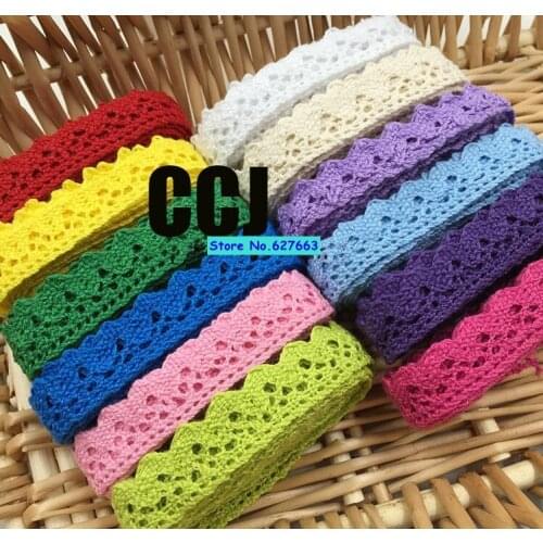20yards/lot mixed colors cotton lace border lace,sewing trim patchwork trims sewing supplies accessories