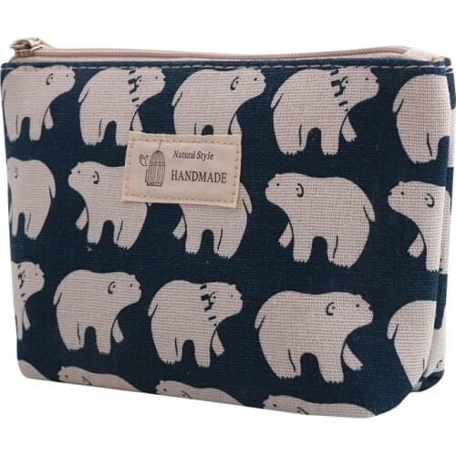 2020 Hot Sale Canvas Storage Bag Napkin Towel Storage Bag Credit Card Holder Cosmetics Organizers Pouch Headphone Case