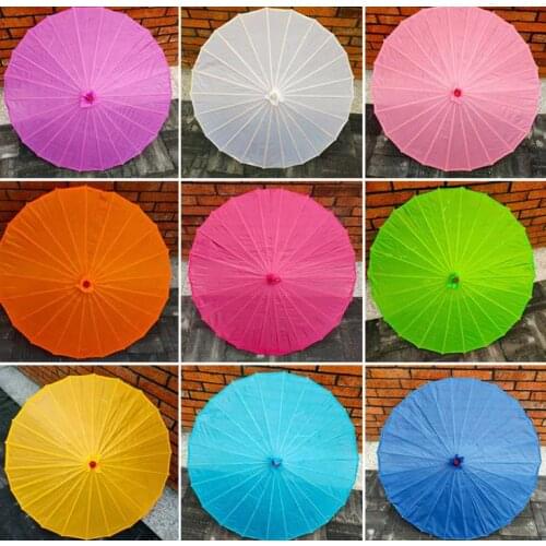 50pcs/lot Free shipping Chinese colored bamboo umbrella China traditional dance color parasol SN862