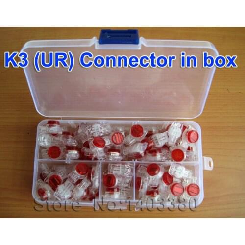 60pcs/box,UR (K3) Wire Connector,Best UY Lock Joint Connector For line connector telephone lines, network lines