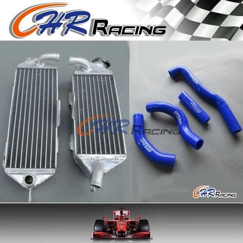 For KAWASAKI KX250 KX 250 1988-1989 88 89 aluminum radiator & silicone radiator hose new