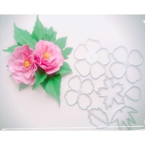 Flower Metal Cutting Dies for DIY Scrapbooking Album Paper Cards Decorative Crafts Embossing Die Cuts