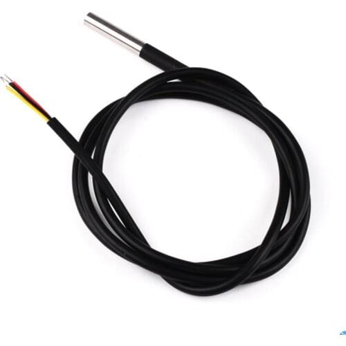 DS1820 Stainless steel package Waterproof DS18b20 temperature probe temperature sensor 18B20 for arduino