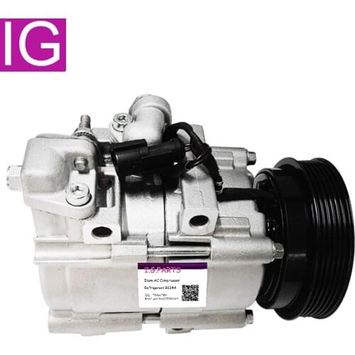 HS18 A/C AC ompressor For Hyundai Santa Fe 2.7L 2001-2006 97701-38171 9770138171 9770126300 97701-26300 9760426000 9760426001