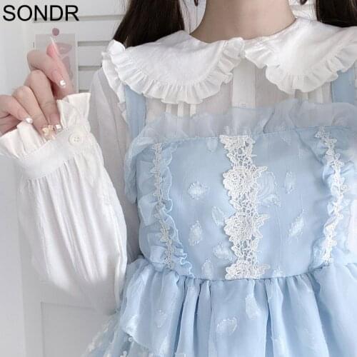 Женские белые рубашки Kawaii Girl China At AliExpress