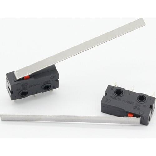 10PCS Limit Switch, 3 Pin N/O N/C High quality All New 5A 250VAC Micro Switch
