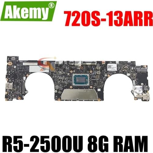 ES321 NM-B441 For Lenovo IdeaPad 720S-13ARR laptop motherboard Ryzen R5 2500U CPU 8G RAM 5B20Q59464 5B20Q59378 100% test work