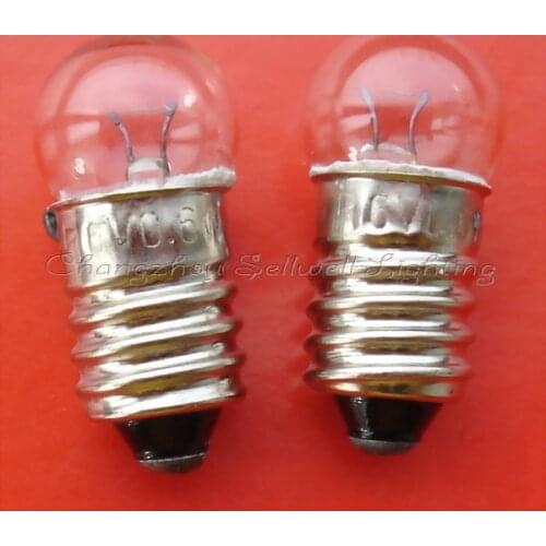 2019 New Rushed Professional Ce Edison Lamp Edison New!miniature Lamps Lighting 6v 0.6w E10 Free Shipping A534