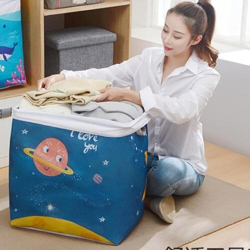 Extra large storage bag for clothing, cotton quilt, moving household clothes, packing artifact, organizing bag, storage basket