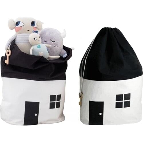 Portable Kids Toy Storage Cloth Bag Toys Clean-up and Storage Container Multifunctional Organizer Drawstring Pouch Fashion Newes