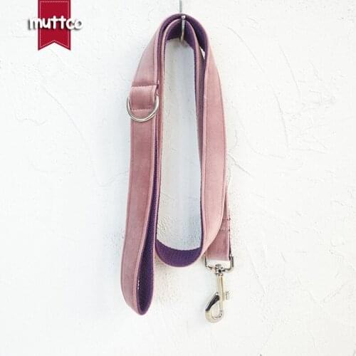 MUTTCO Customized dog collar pet strap THE BABY PINK adjustable 5 sizes security training for dog gift UDL080