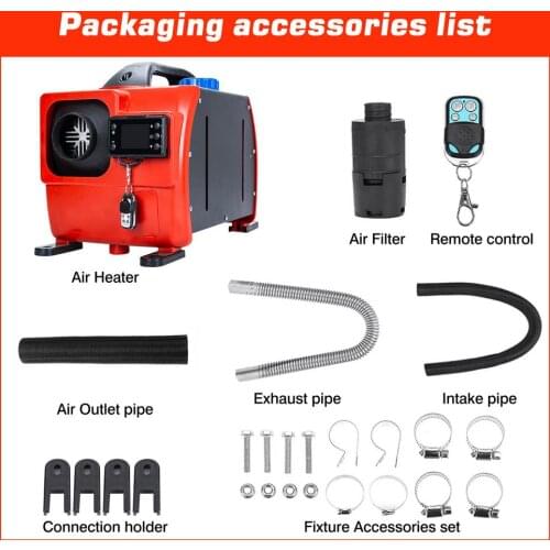 Air Heater All in One Diesel Air Parking Heating LCD Remote Control Car Heater For Trucks Motor+LCD key Switch New Arrival 2020