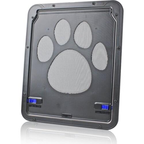 Cat Door Lockable Puppy Screen Safety Magnetic Flap Door Pet Window Gate Pet Door Garden Pet Tunnel Dog Fence Cat Dogs Access