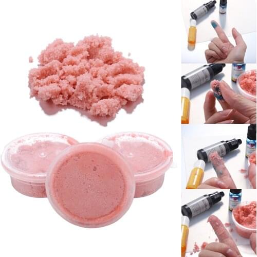 1 Box Epoxy Resin Cleaning Powder Resin Pigment Color Pearlescent Powder Clean Agent Granular Easy to Clean For Hand Cleaning