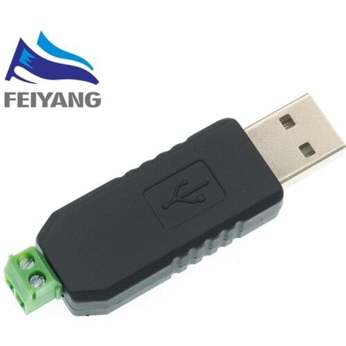 1Pcs USB to RS485 485 Converter Adapter Compitable USB 2.0 USB 1.1 Support Win7 XP Vista Linux Max 1200M Communication Distance