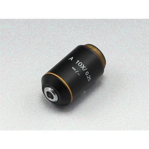 10x/0.25 Infinity Achromatic metallurgical objective for Metallurgical microscope,Top Quality