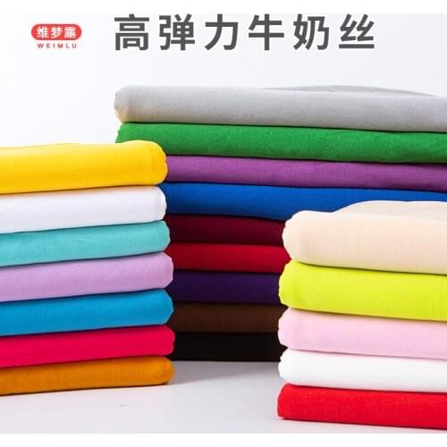 170cm*100cm High Elasticity Knitting Milk Silk Fabric Stage Decoration Costumes Fabrics Chair Covers Sofa Covers Dresses Fabrics