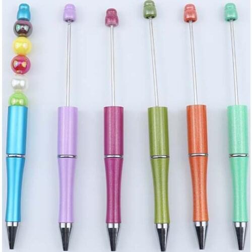 30pcs/lot Creative Beaded Pen (beads Not Included) Advertising Gift Wedding Party Gift Party Favors Kids Birthday