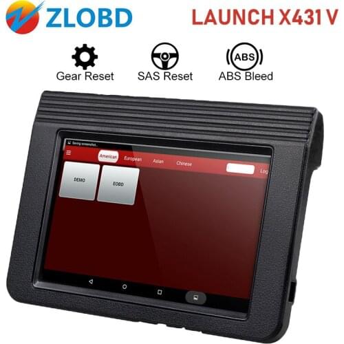 LAUNCH X431 V 8inch Tablet Wifi/Bluetooth Free Update Online X431 V Full System Diagnostic Tool X431V 8inch Screen DHL Free