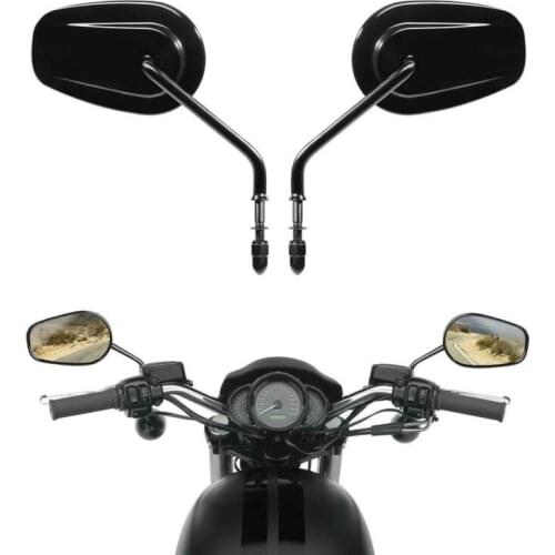 8mm Rear View Side Mirror For Harley Street XG500 XG750 VRSCAW V-ROD Touring SPORTSTER Dyna Bobber Softail Springer Heritage