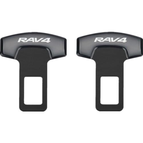 For Toyota RAV4 accessories car styling Safety Belt Buckles Real Trucks Car Seat Safty Belt Alarm Canceler Stopper 2PCS