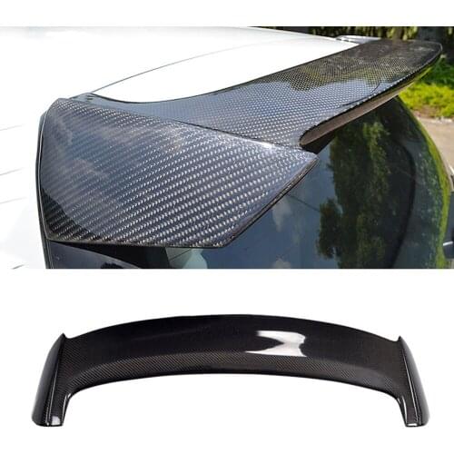MK7 A style Carbon Fiber Car Rear Roof Spoiler Wing Lip for Volkswagen Golf 7 MK7 Standard Rline 2014 2015 2016 2017